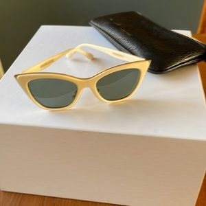 Anine Bing Sunglasses With Leather Pouch